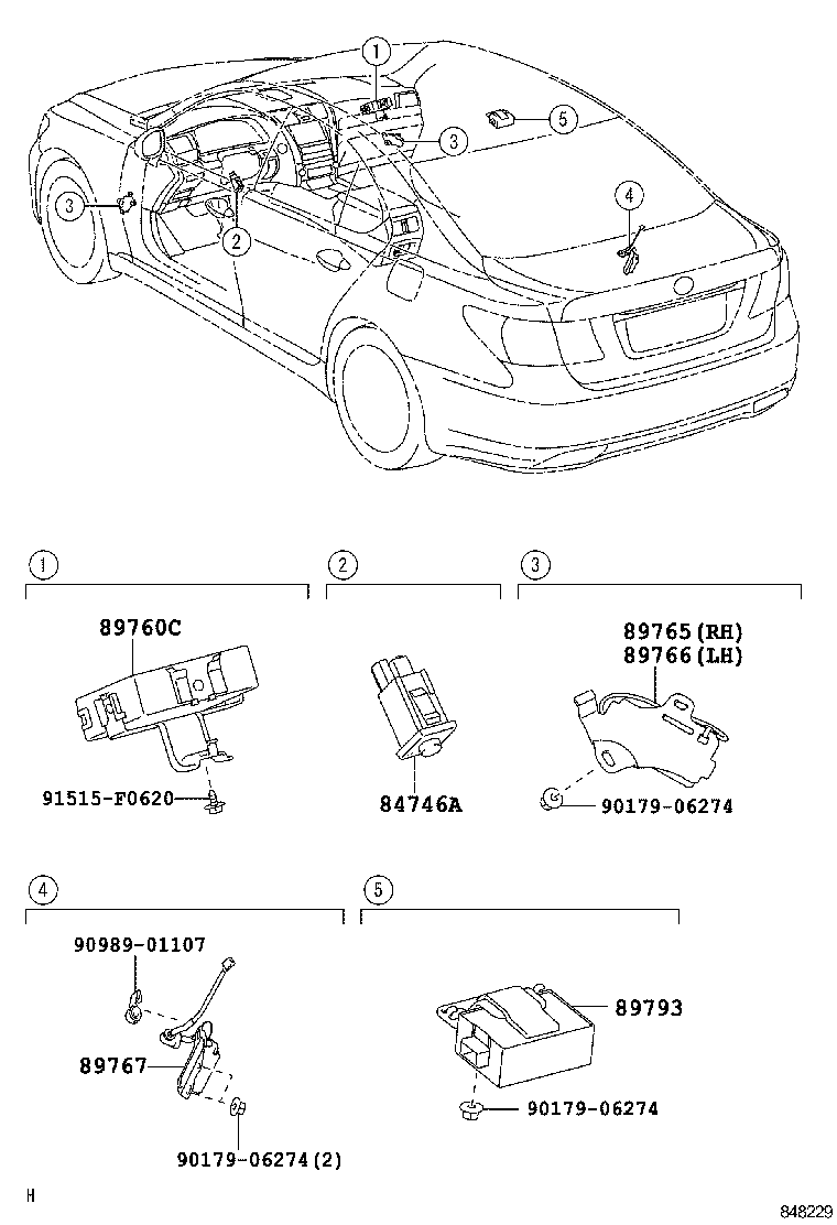 89760-50031 RECEIVER ASSY, TIRE PRESSURE MONITOR product image