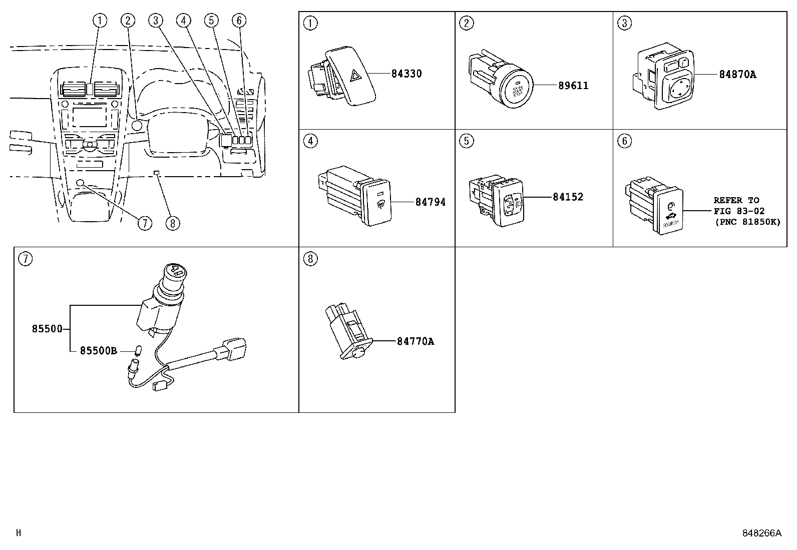 83320-80439 GAGE ASSY, FUEL SENDER, NO.2 product image
