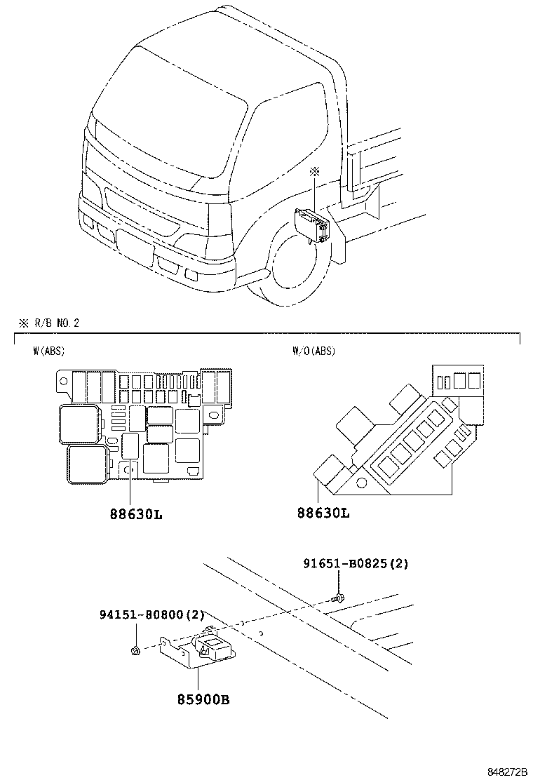 84240-37022 SWITCH ASSY, POWER TAKE-OFF INDICATOR product image