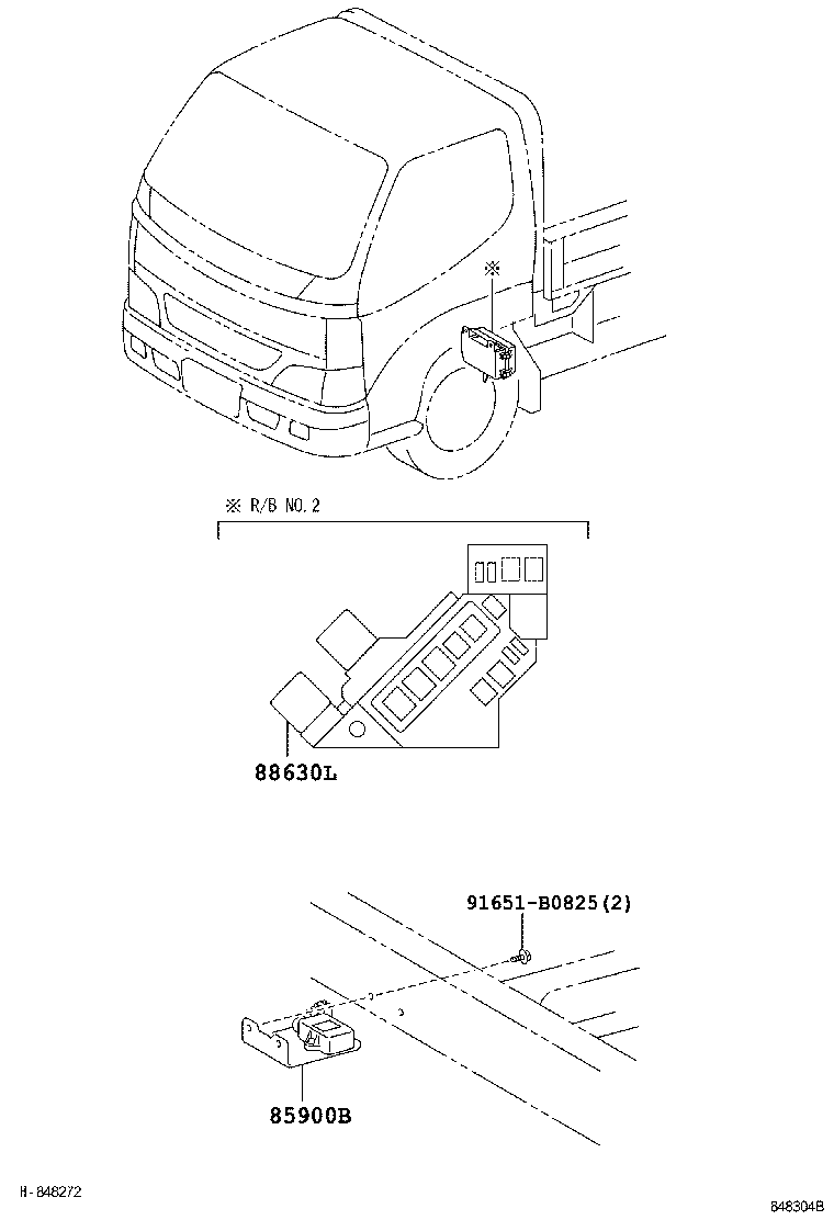 84240-37040 SWITCH ASSY, POWER TAKE-OFF INDICATOR product image