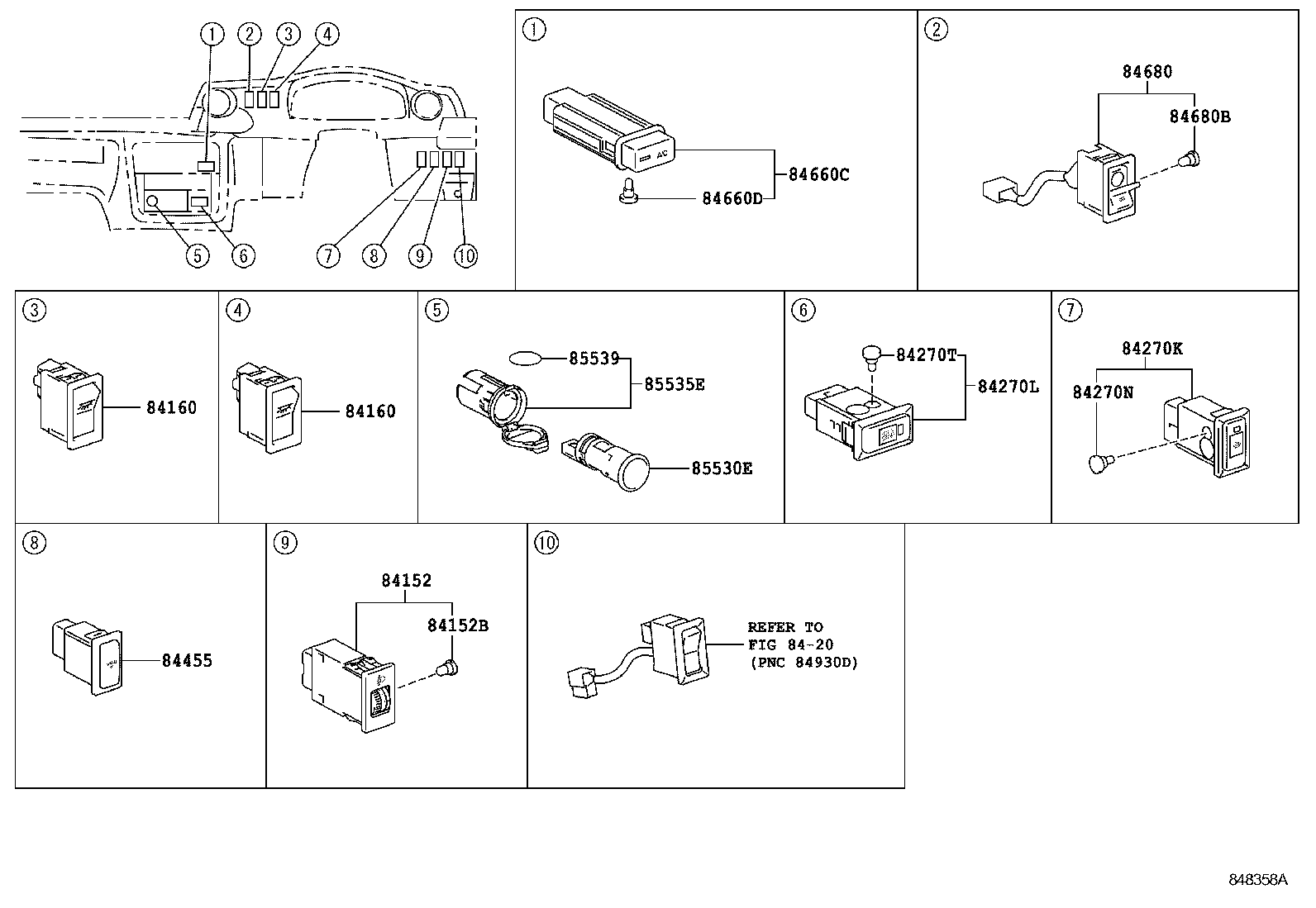 82603-37010 BRACKET SUB-ASSY, FUSIBLE LINK BLOCK product image