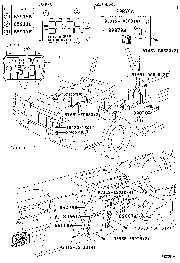 89661-37293 COMPUTER, ENGINE CONTROL product image