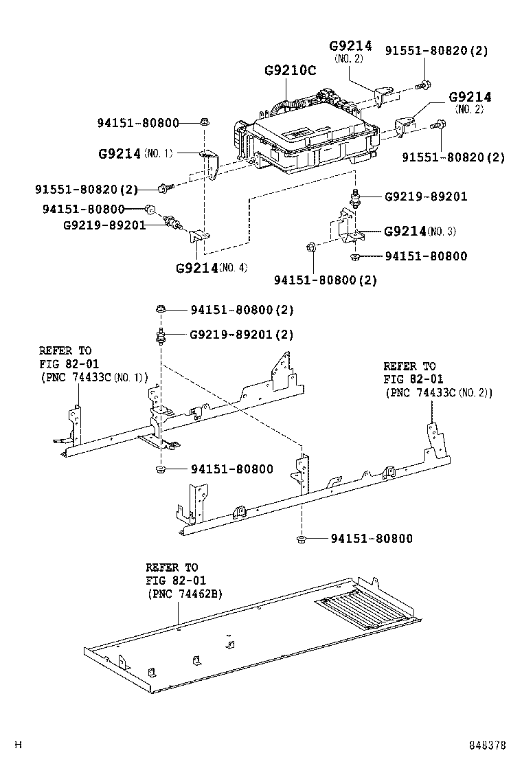 G9214-89205 BRACKET, INVERTER, NO.1 product image