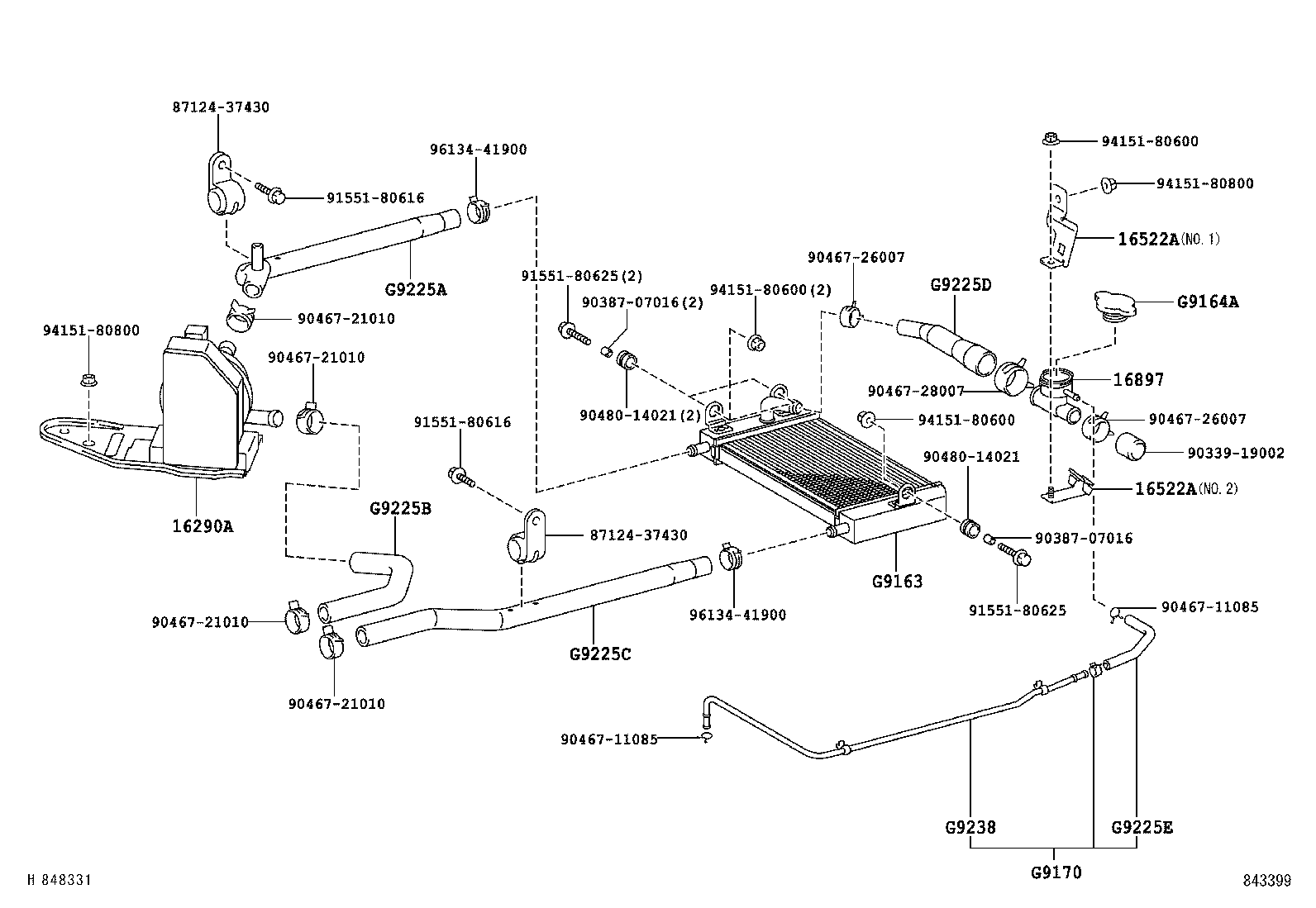 G9238-89201 PIPE, INVERTER COOLING product image