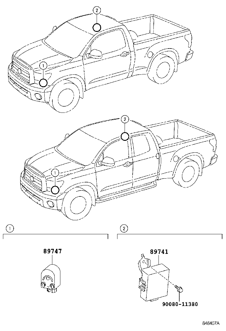 Toyota 89990-0C070 COMPUTER ASSY, SMART KEY
