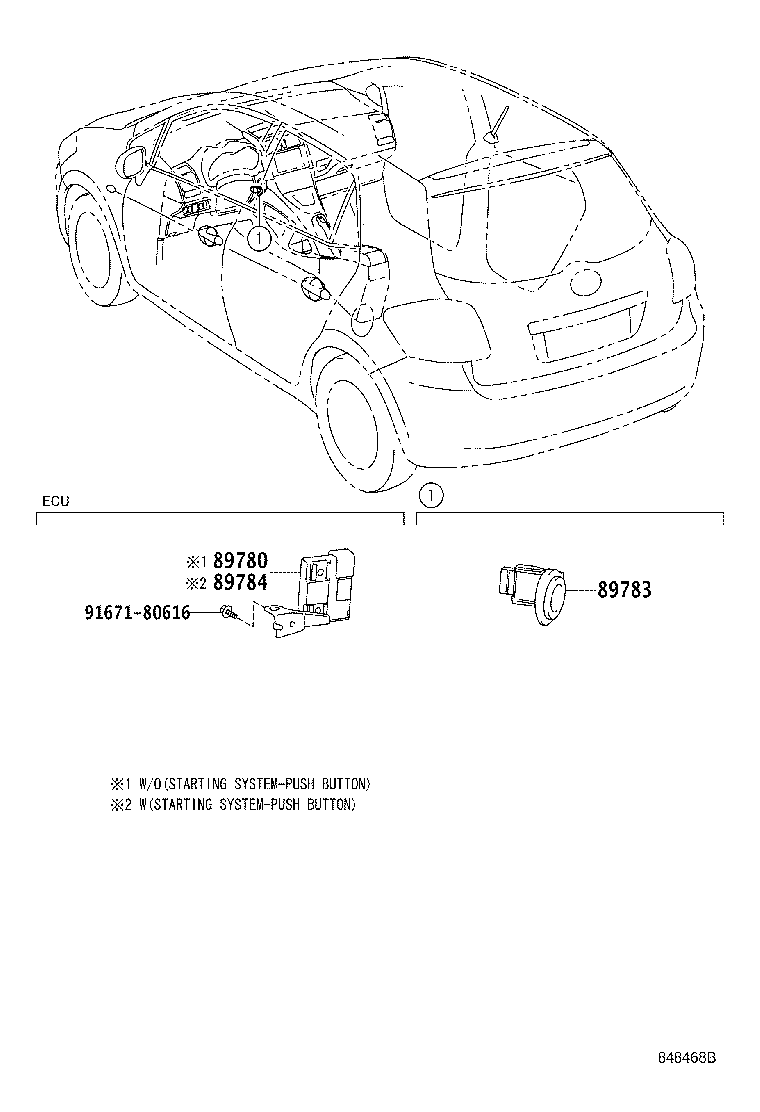 89730-12090 COMPUTER ASSY, THEFT WARNING product image