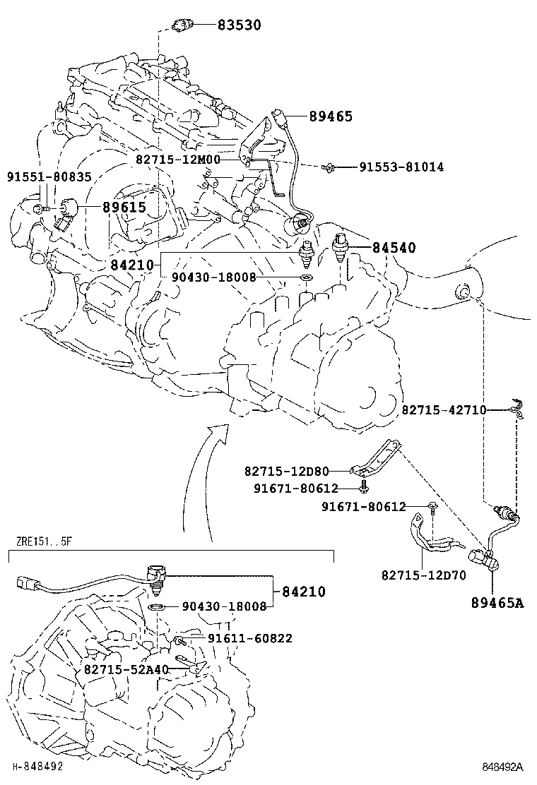 82730-12640 BLOCK ASSY, INSTRUMENT PANEL JUNCTION product image