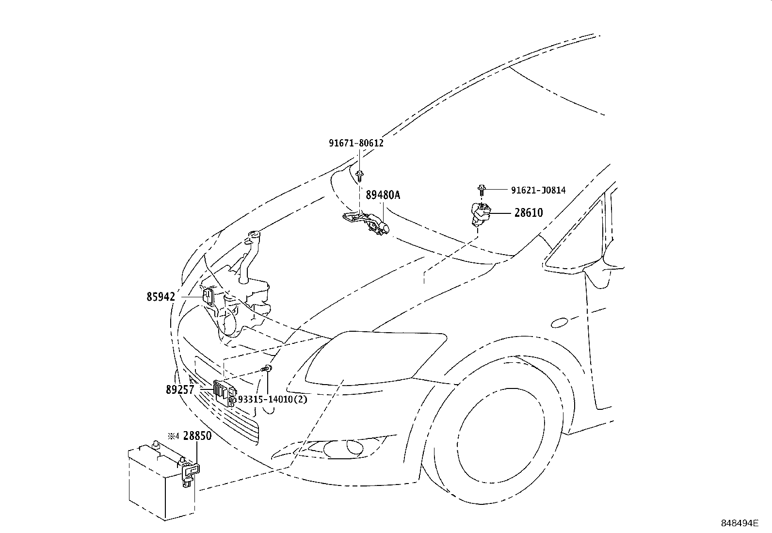 82730-12640 BLOCK ASSY, INSTRUMENT PANEL JUNCTION product image