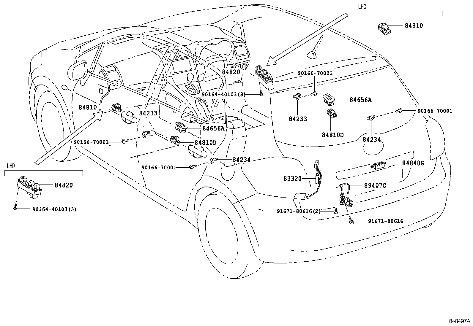 82730-12640 BLOCK ASSY, INSTRUMENT PANEL JUNCTION product image