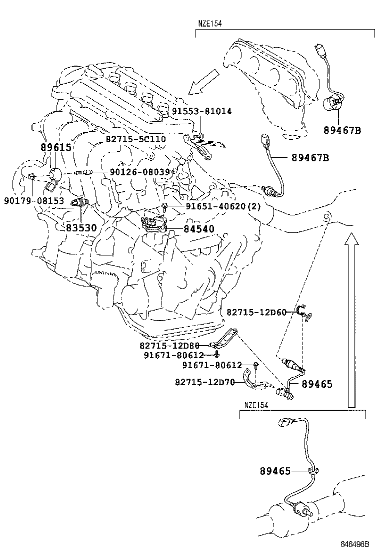 82730-12840 BLOCK ASSY, INSTRUMENT PANEL JUNCTION product image