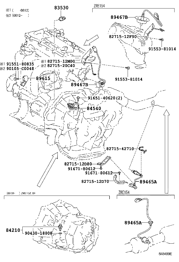 82730-12840 BLOCK ASSY, INSTRUMENT PANEL JUNCTION product image