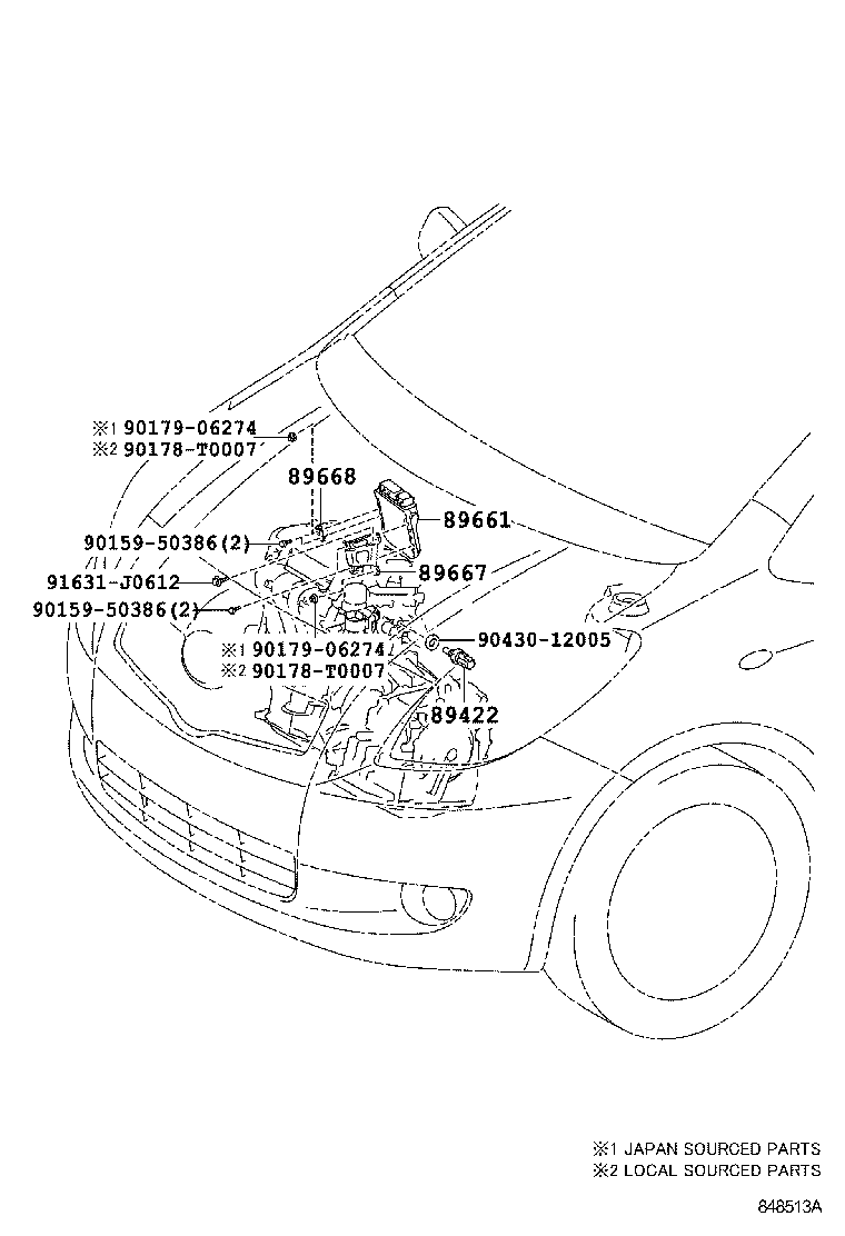 89661-0D682 COMPUTER, ENGINE CONTROL product image