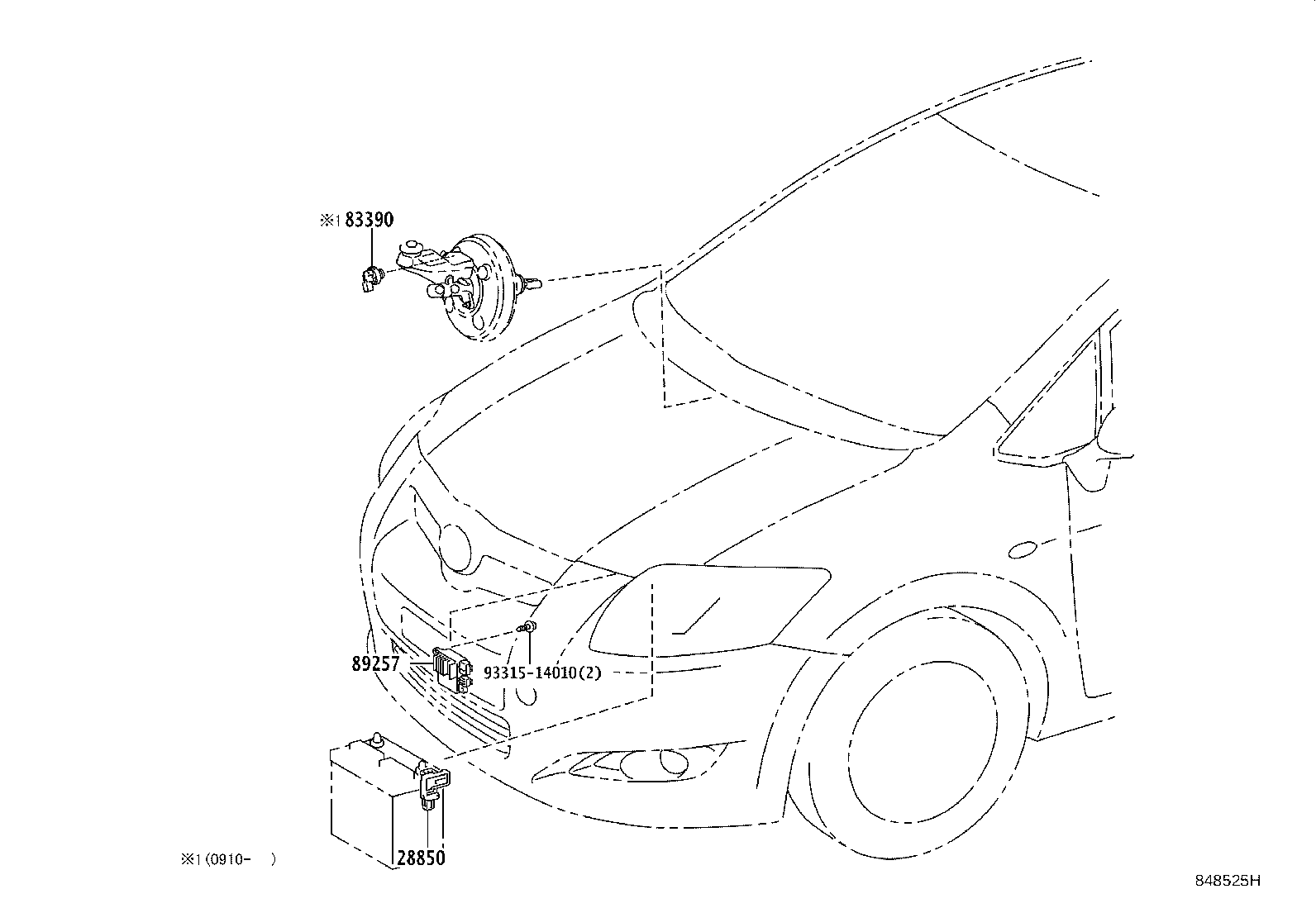 82730-12840 BLOCK ASSY, INSTRUMENT PANEL JUNCTION product image