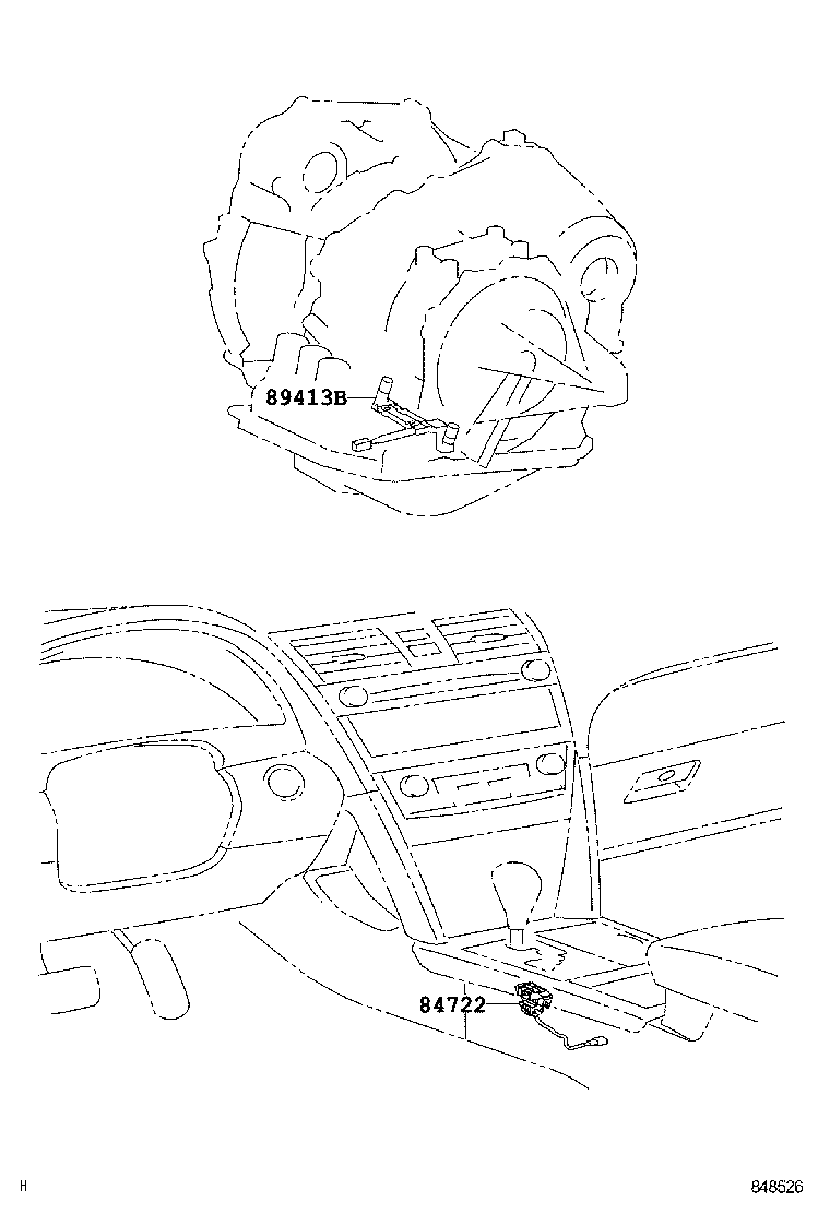 84722-33180 SWITCH, TRANSMISSION CONTROL product image
