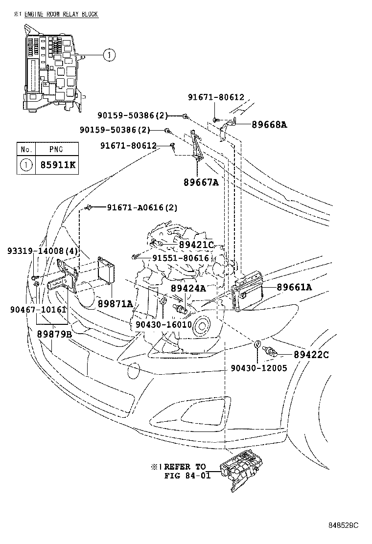 89660-12C40 COMPUTER, ENGINE CONTROL product image