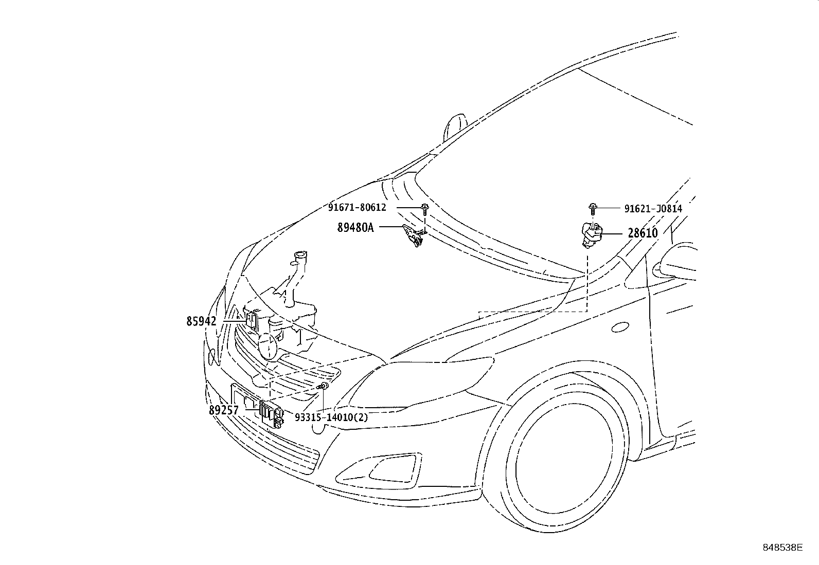 83320-12730 GAGE ASSY, FUEL SENDER product image