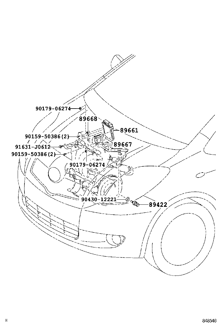 89660-0D390 COMPUTER, ENGINE CONTROL product image