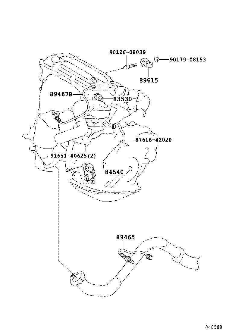 23080-31100 RESISTER, FUEL PUMP product image