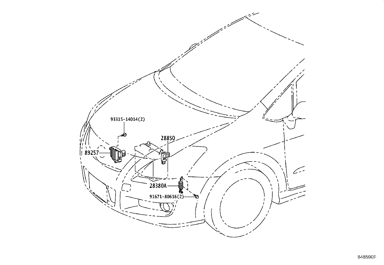 23080-31100 RESISTER, FUEL PUMP product image