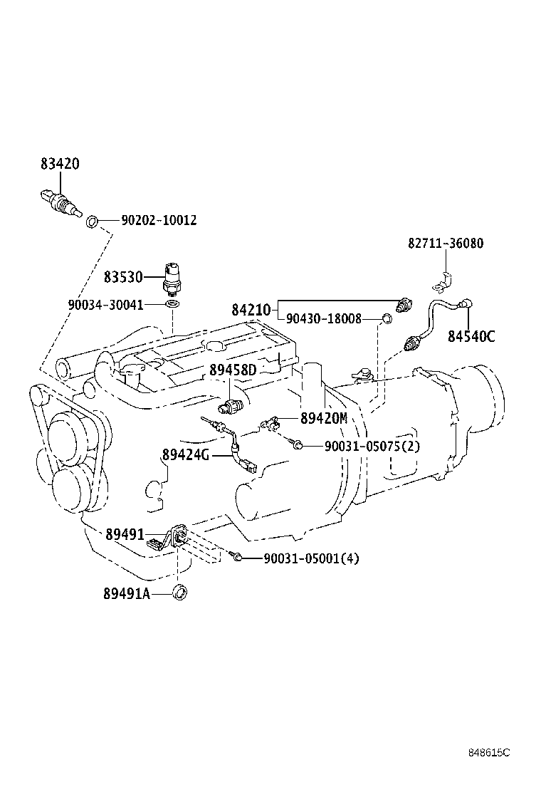 83320-80262 GAGE ASSY, FUEL SENDER product image