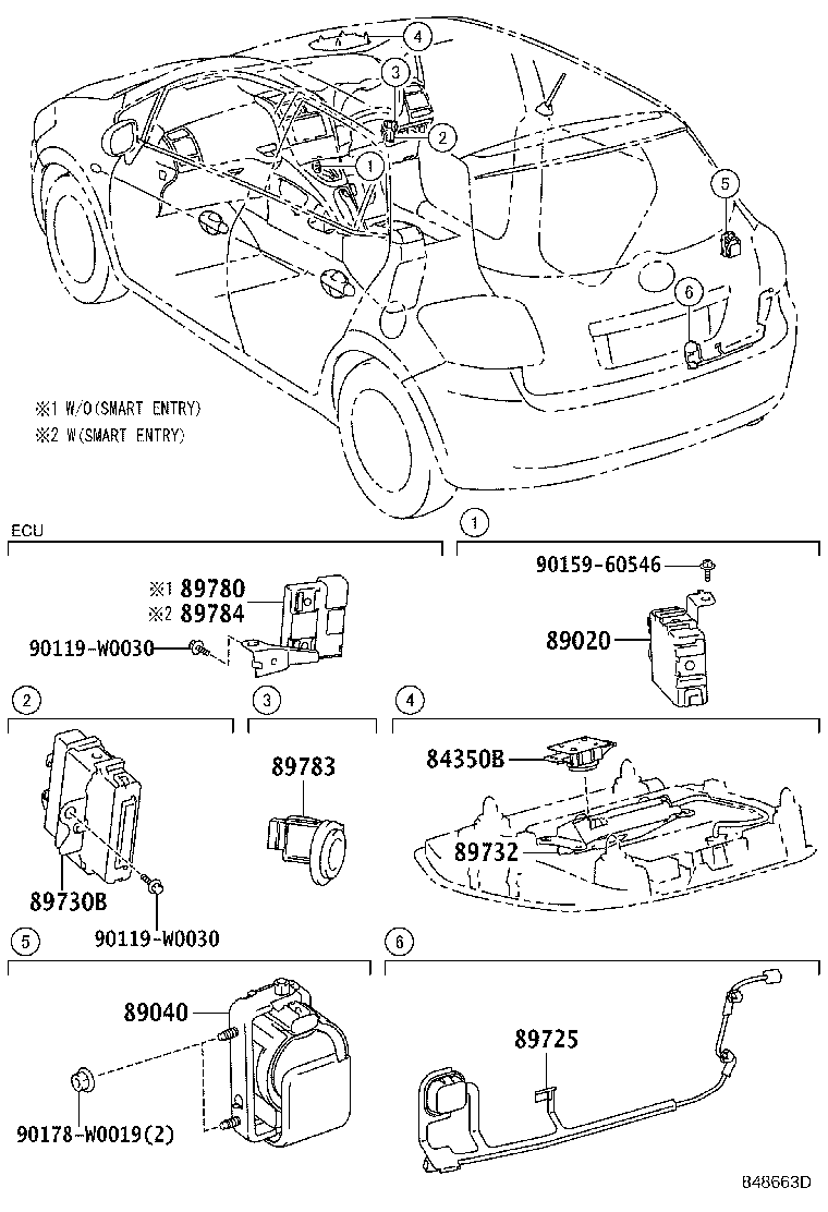 89780-02040 COMPUTER ASSY, TRANSPONDER KEY product image