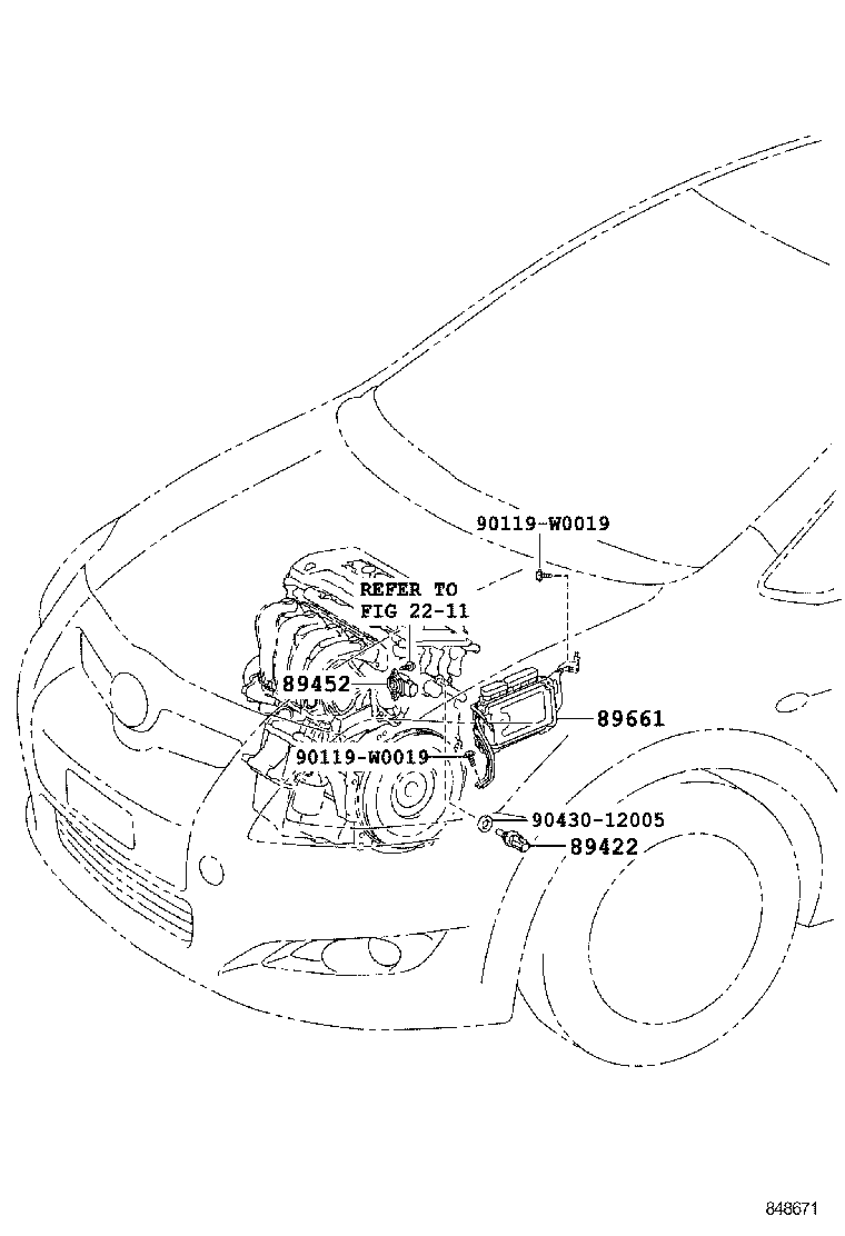 89661-02Q50 COMPUTER, ENGINE CONTROL product image