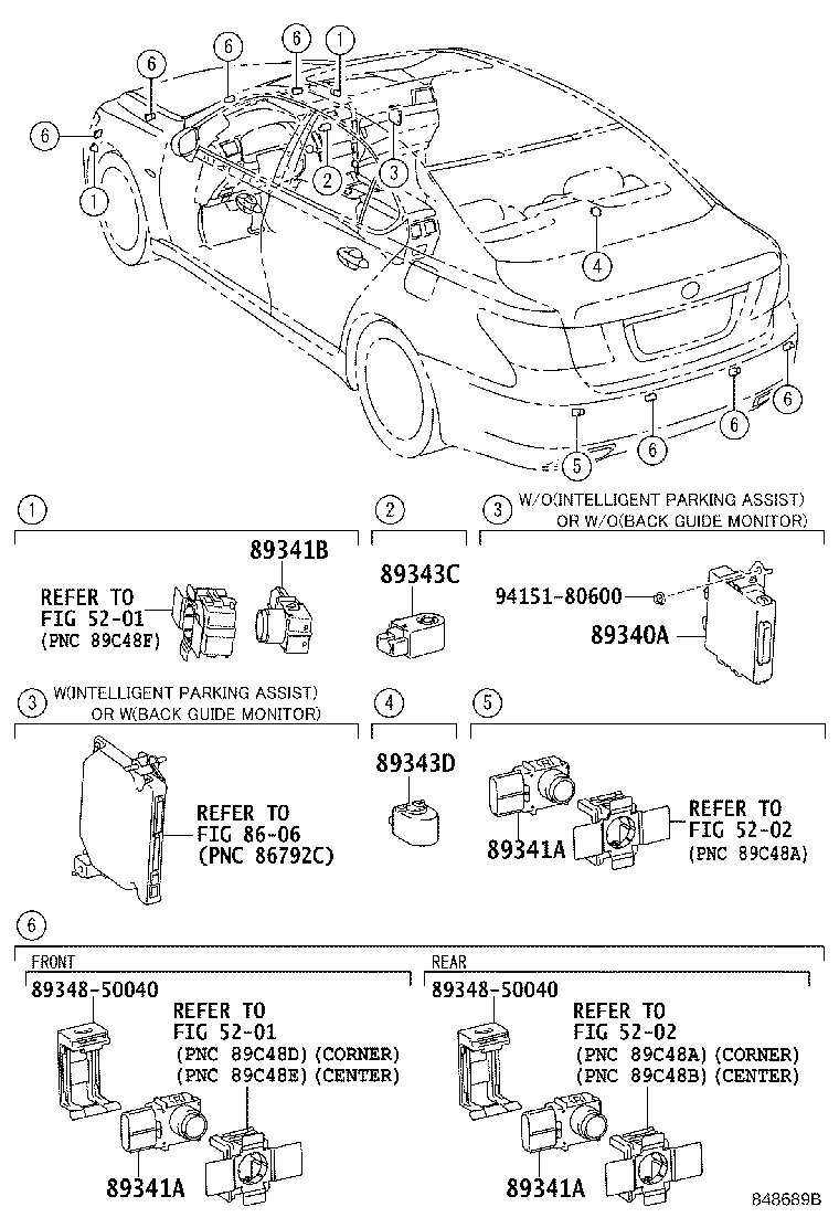 89340-50030 COMPUTER ASSY, CLEARANCE WARNING product image