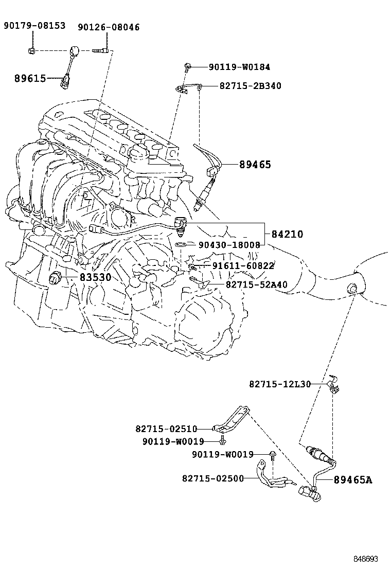 82730-02340 BLOCK ASSY, INSTRUMENT PANEL JUNCTION product image