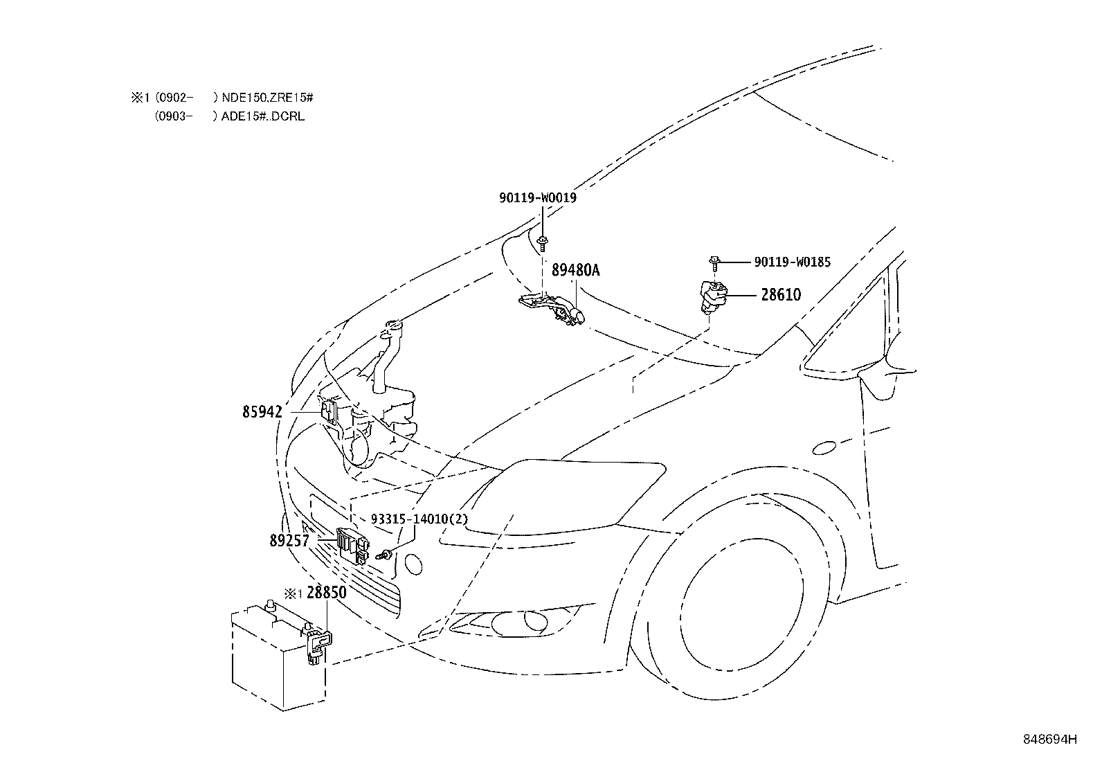 82730-02340 BLOCK ASSY, INSTRUMENT PANEL JUNCTION product image