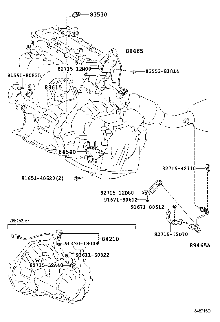 82730-12C40 BLOCK ASSY, INSTRUMENT PANEL JUNCTION product image