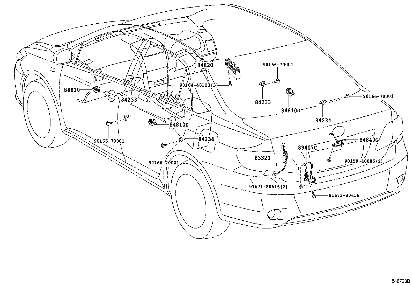82730-12C40 BLOCK ASSY, INSTRUMENT PANEL JUNCTION product image