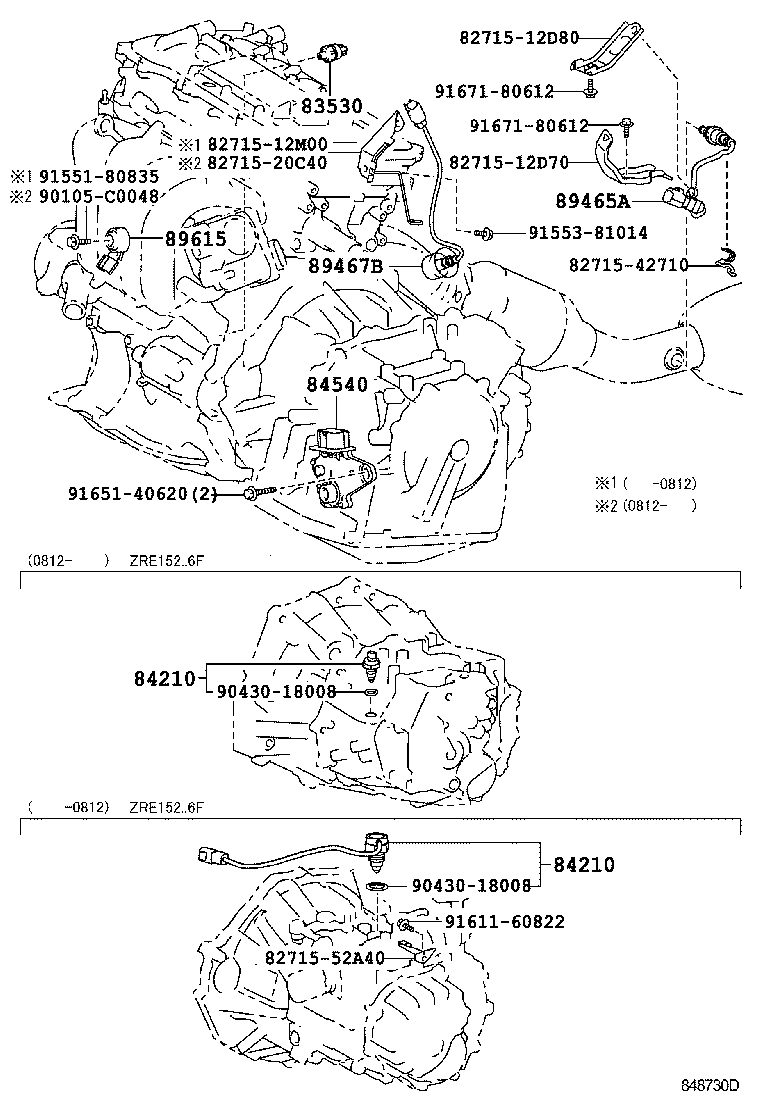 82730-12830 BLOCK ASSY, INSTRUMENT PANEL JUNCTION product image