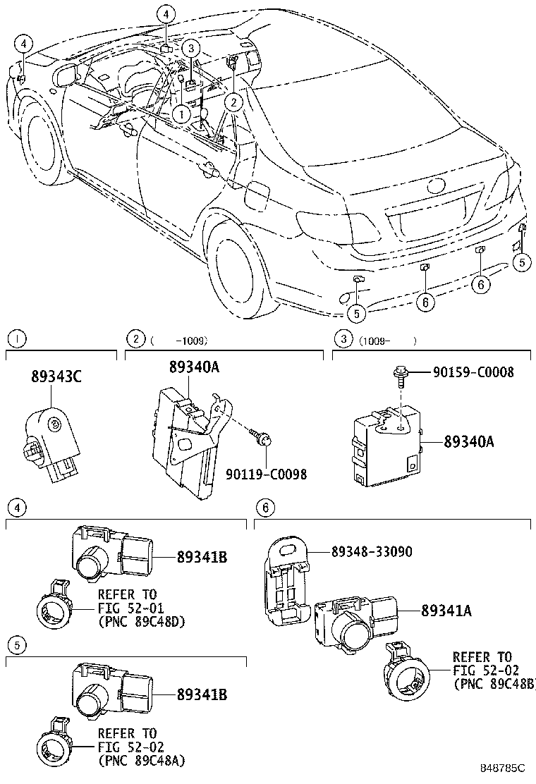 89340-12110 COMPUTER ASSY, CLEARANCE WARNING product image