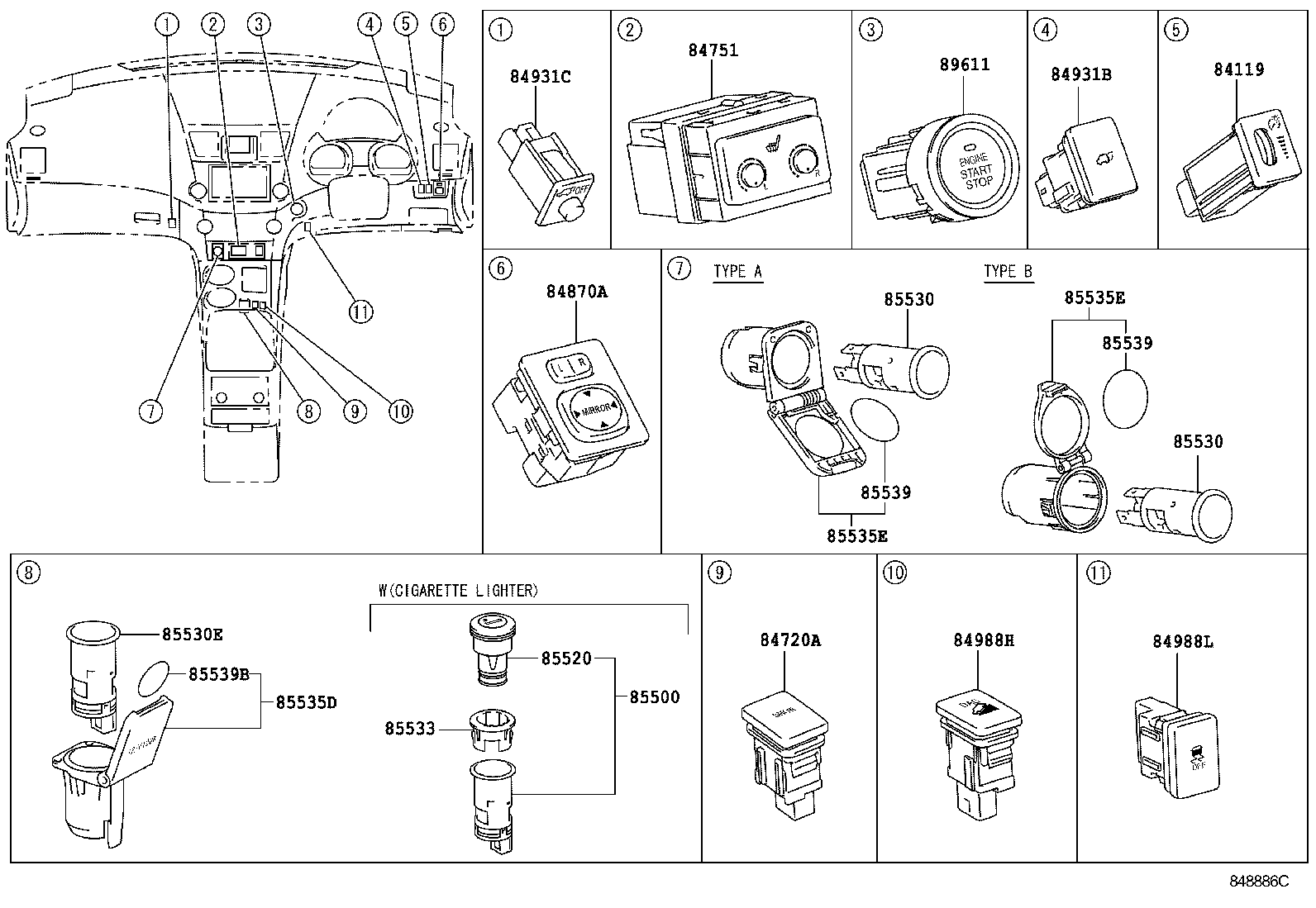 23289-31010 COVER, FUEL PUMP RESISTOR product image