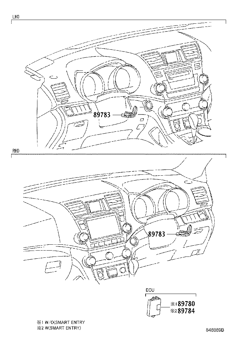89780-48100 COMPUTER ASSY, TRANSPONDER KEY product image