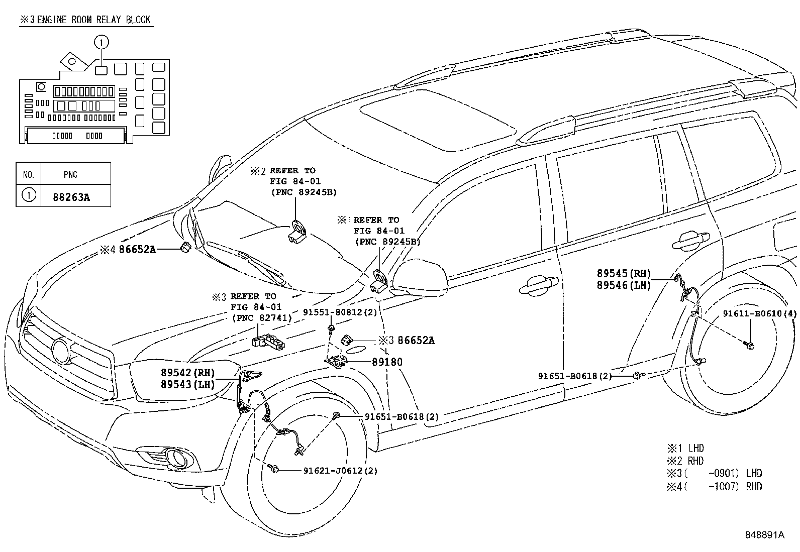 89516-48060 WIRE, SKID CONTROL SENSOR product image
