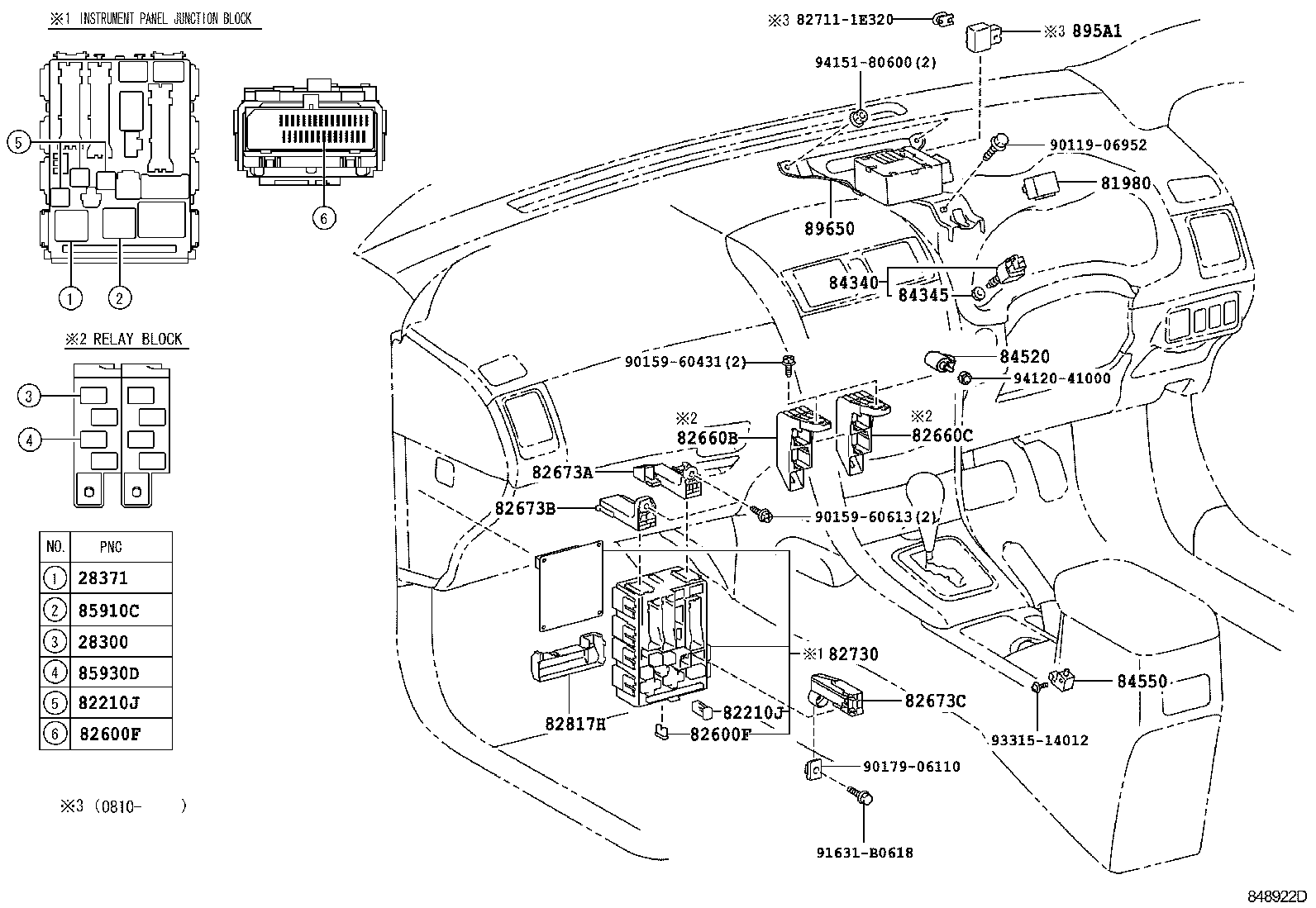 82631-12080 HOLDER ASSY, FUSE product image