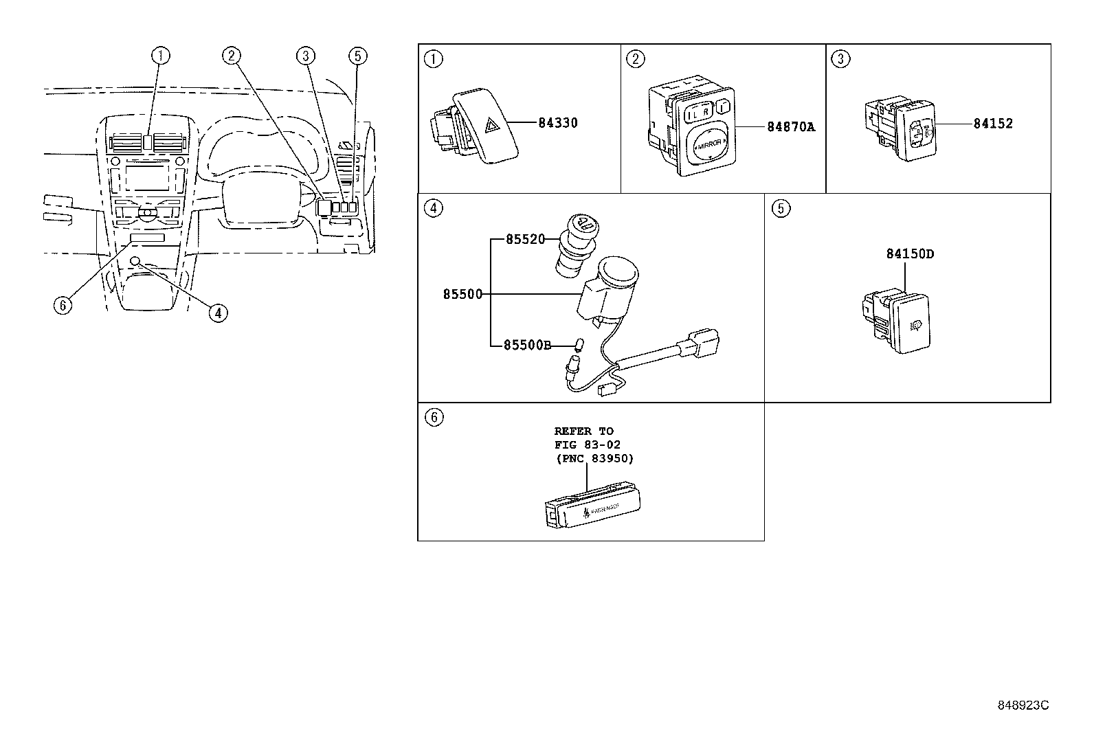 82631-12080 HOLDER ASSY, FUSE product image