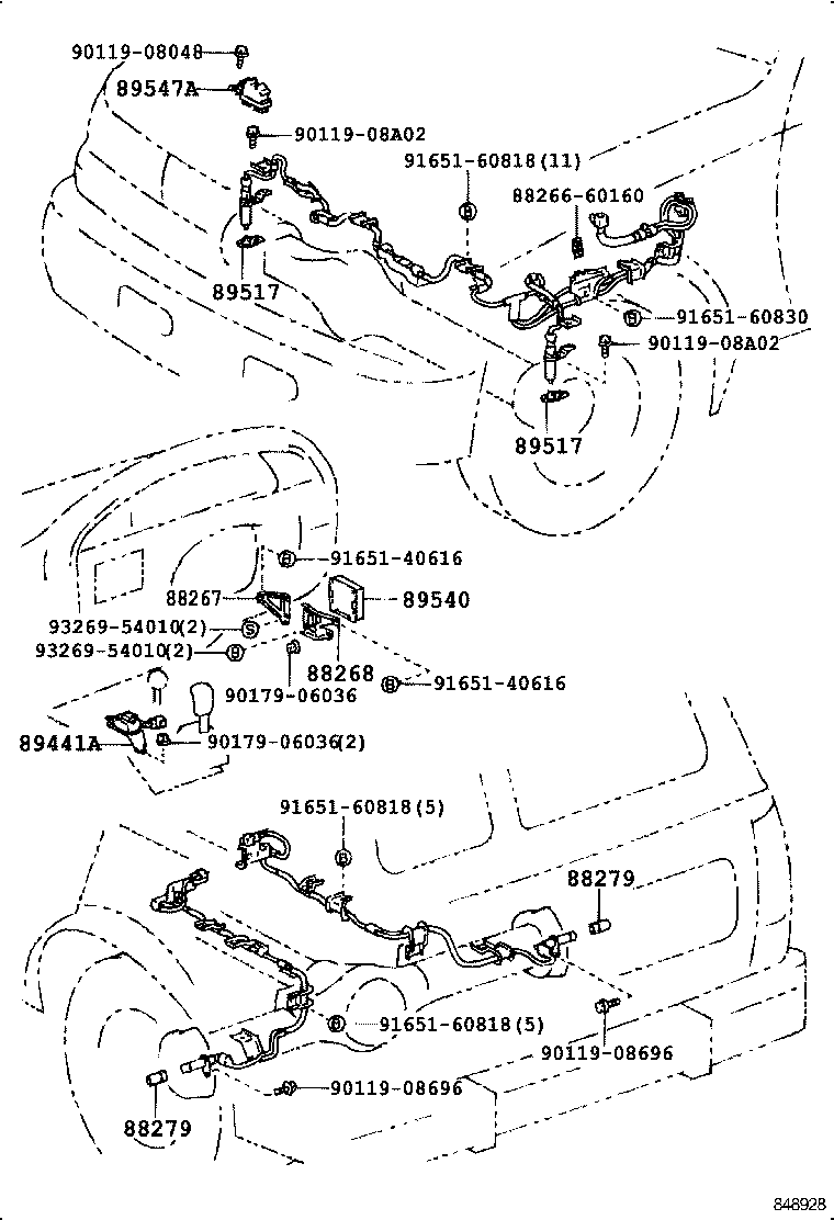 89440-60030 SENSOR, DECELERATION product image