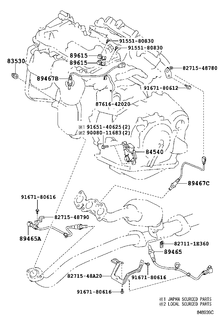 Toyota 23080-31130 RESISTER, FUEL PUMP