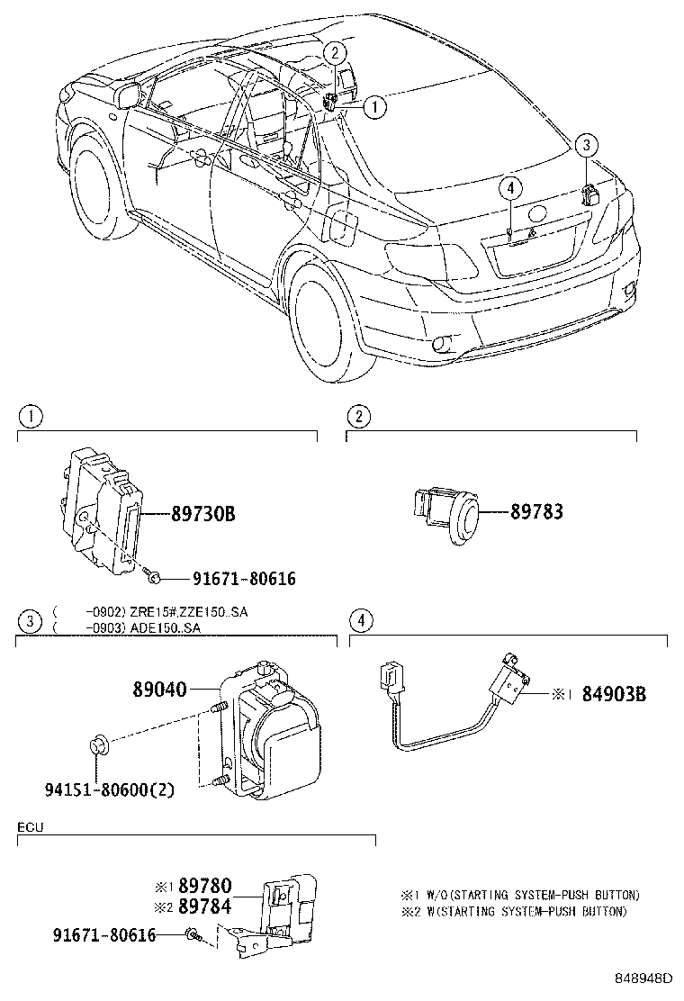 89780-02110 COMPUTER ASSY, TRANSPONDER KEY product image