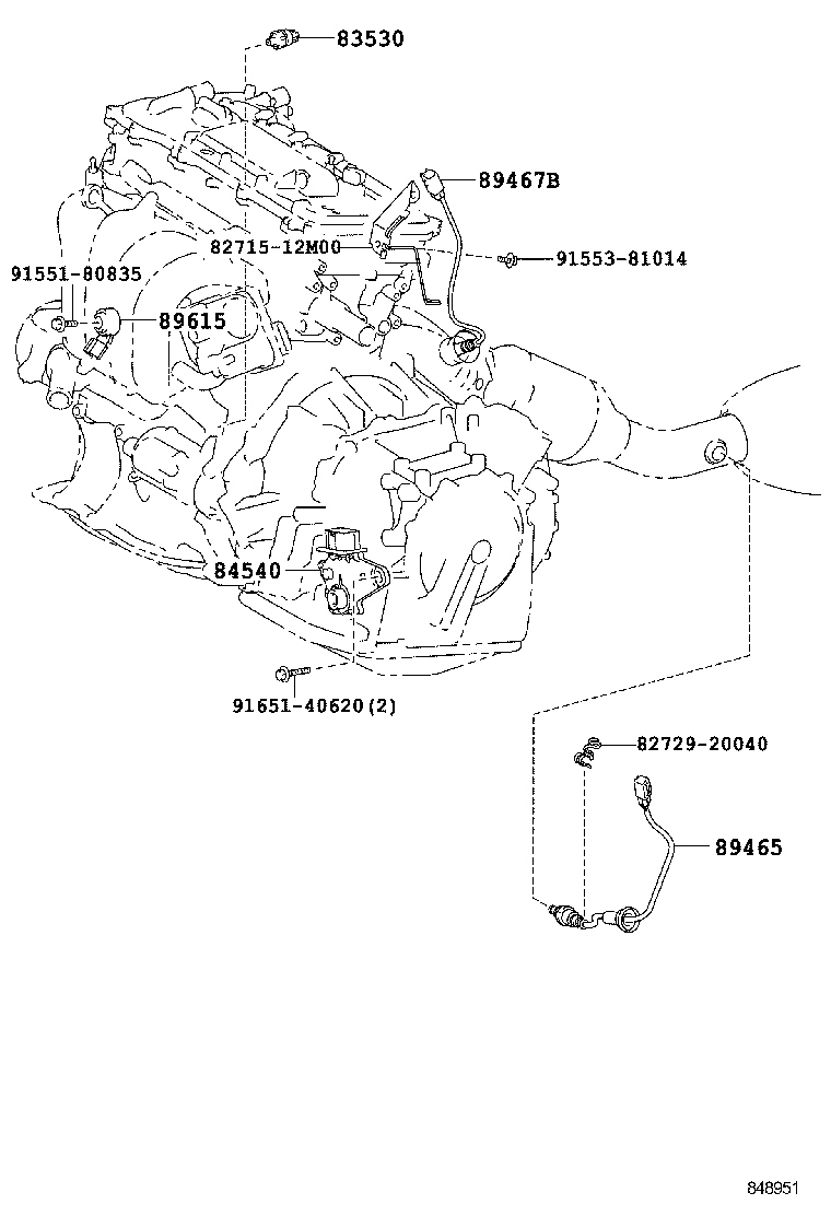 89960-52160 COMPUTER ASSY, HEADLAMP LEVELING product image