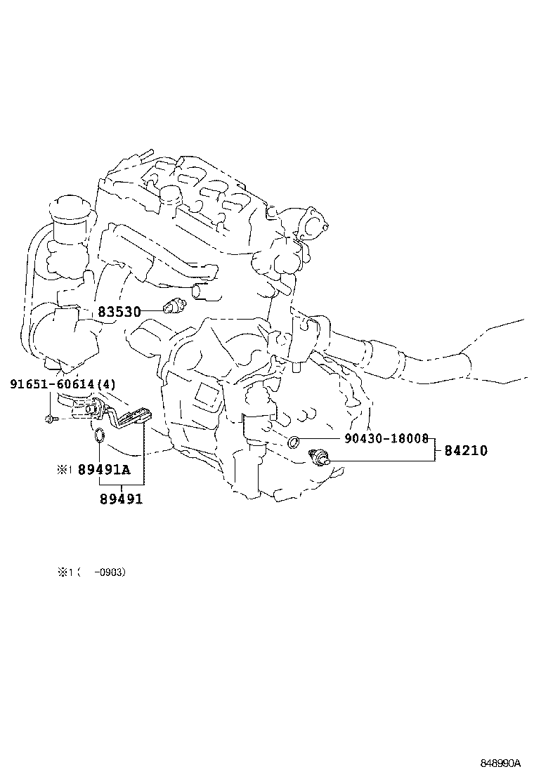 84140-02411 SWITCH ASSY, HEADLAMP DIMMER product image