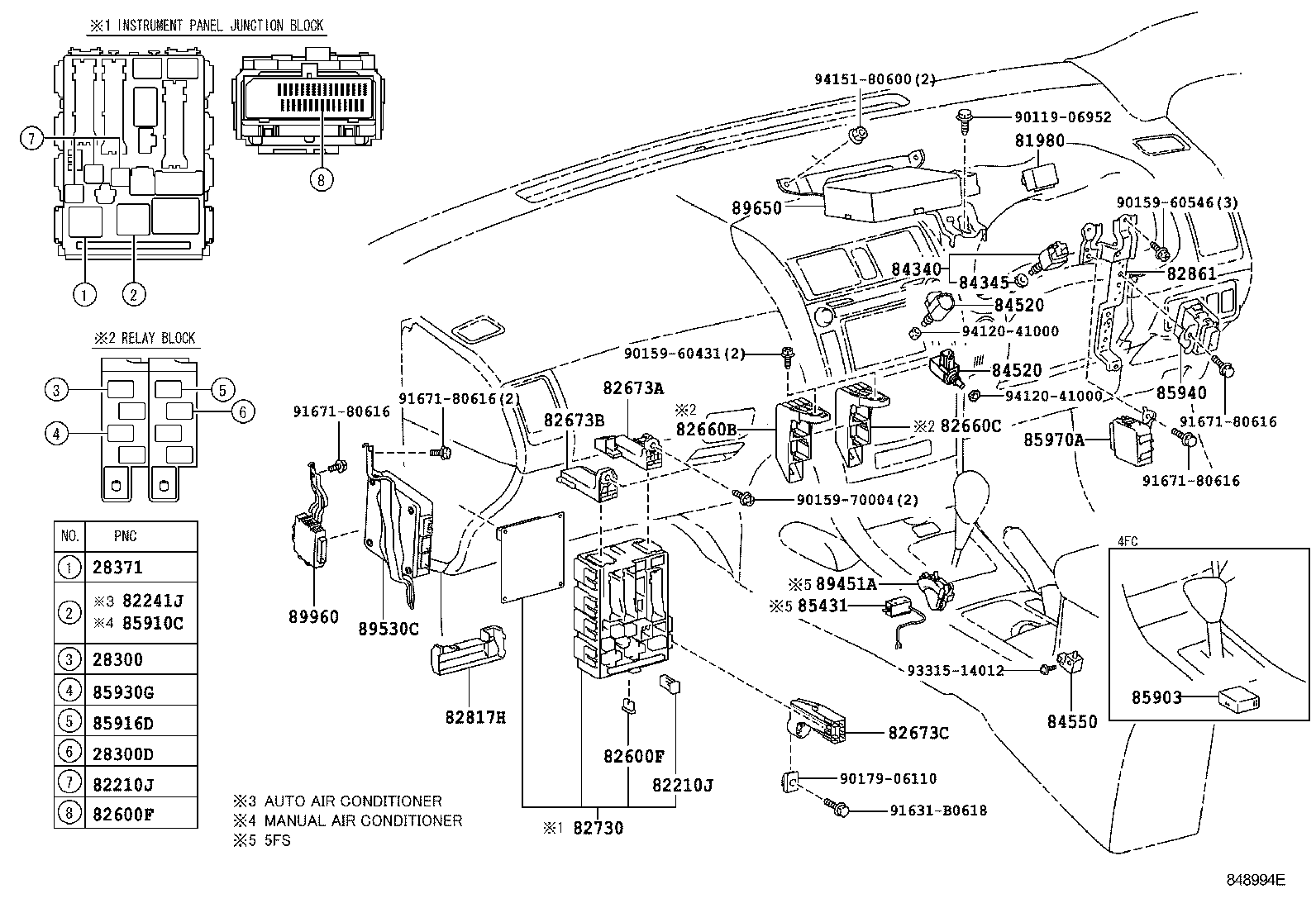 84140-02411 SWITCH ASSY, HEADLAMP DIMMER product image