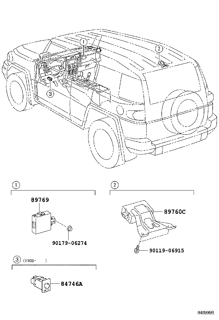 89760-35050 RECEIVER ASSY, TIRE PRESSURE MONITOR product image