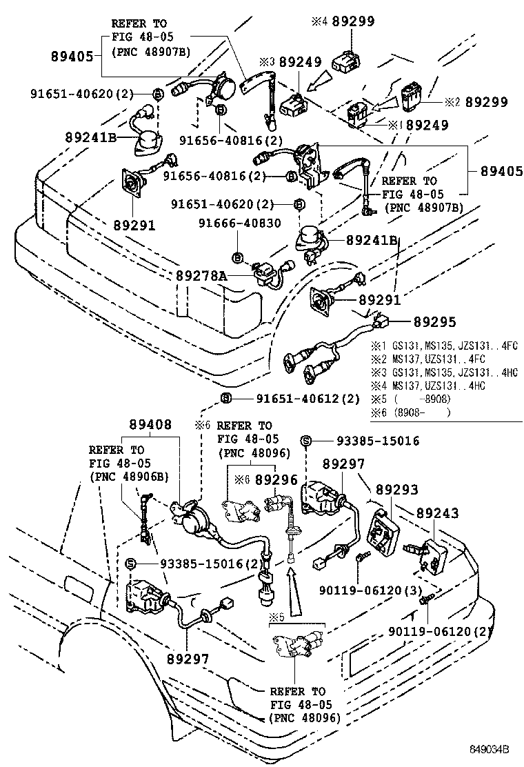 89291-30011 ACTUATOR, SUSPENSION CONTROL, FRONT product image