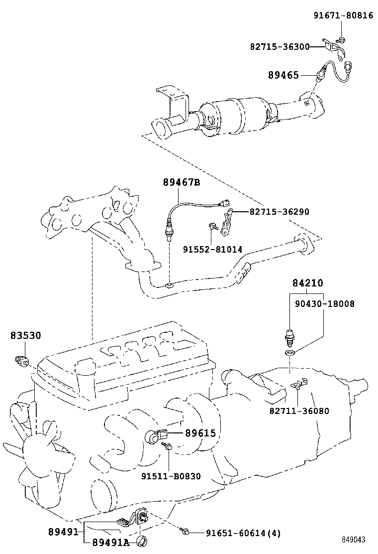 83320-80261 GAGE ASSY, FUEL SENDER product image