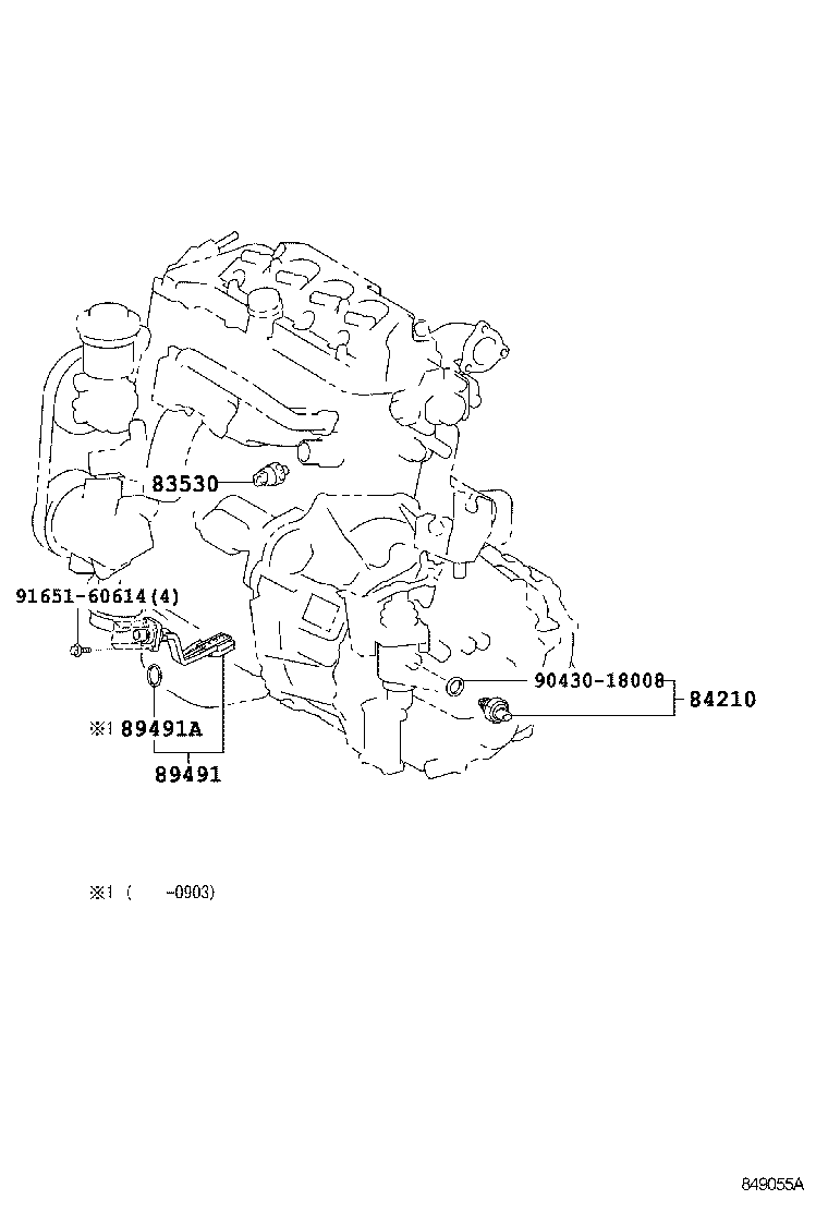 84140-02760 SWITCH ASSY, HEADLAMP DIMMER product image