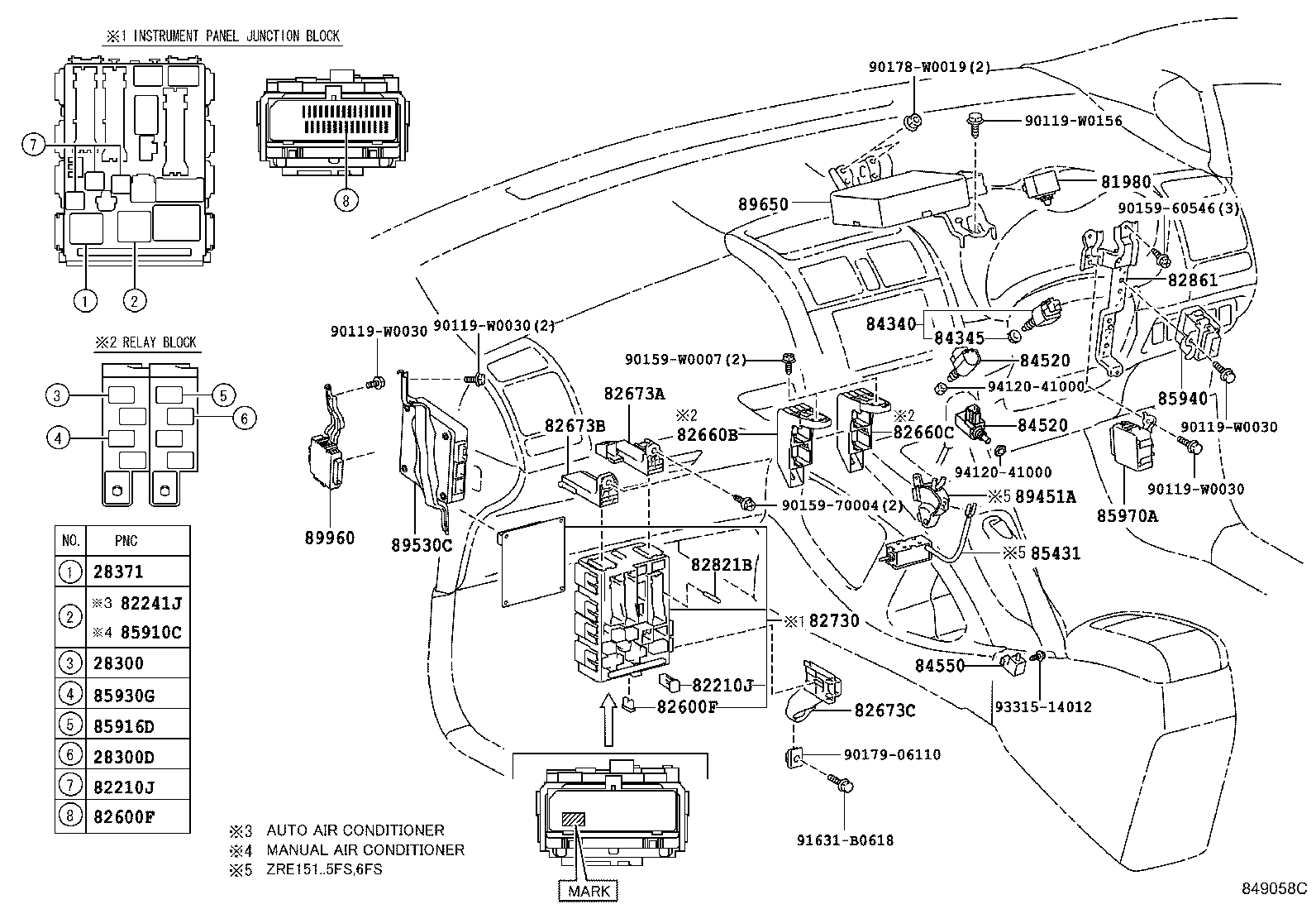 84140-02760 SWITCH ASSY, HEADLAMP DIMMER product image