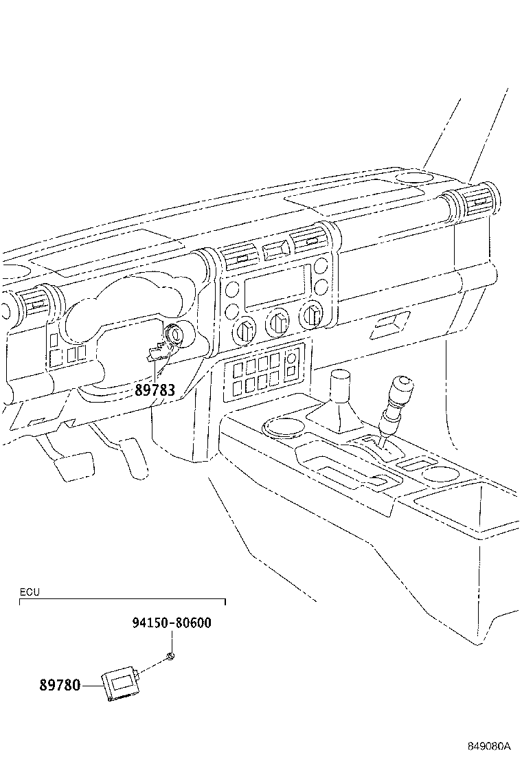 89780-35160 COMPUTER ASSY, TRANSPONDER KEY product image